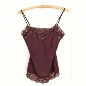 **SALE: NWT Victoria’s Secret Burgundy Camisole